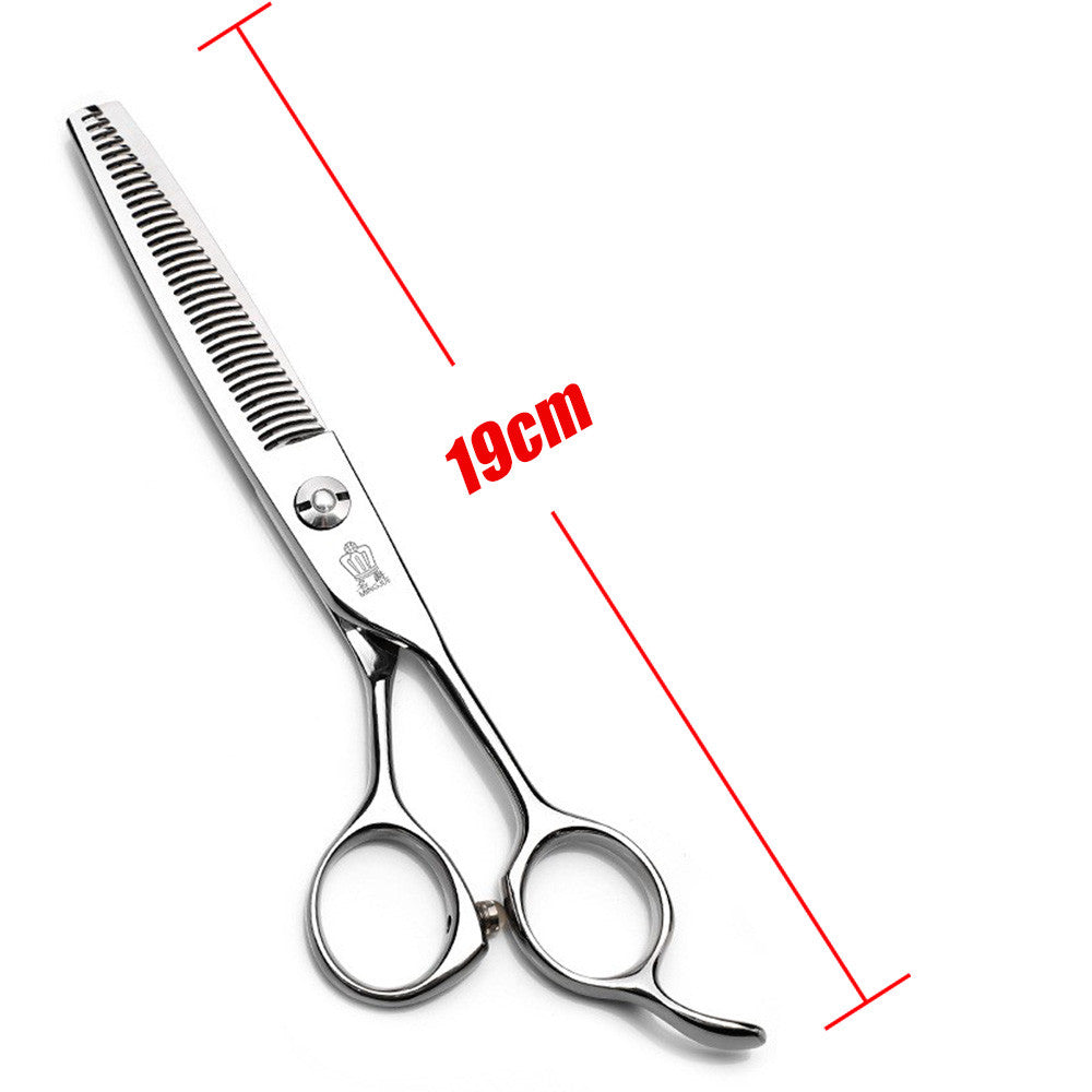 Stainless Steel Pet Shearing Hair Cutting Scissors Handheld Curved Scissor, Cutting Thinning Shears Grooming Comb
