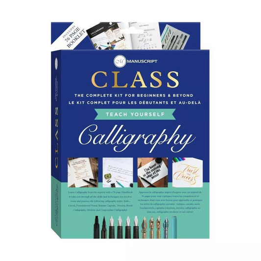 Manuscript Calligraphy Kit – Learn Lettering Fast | Art & Craft Gift |