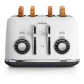 Sunbeam 4 Slice Toaster | Retro Bread Toast Maker Kitchen Toasting Machine | 1950W Electric Toasting Portable Kitchen Benchtop Appliance