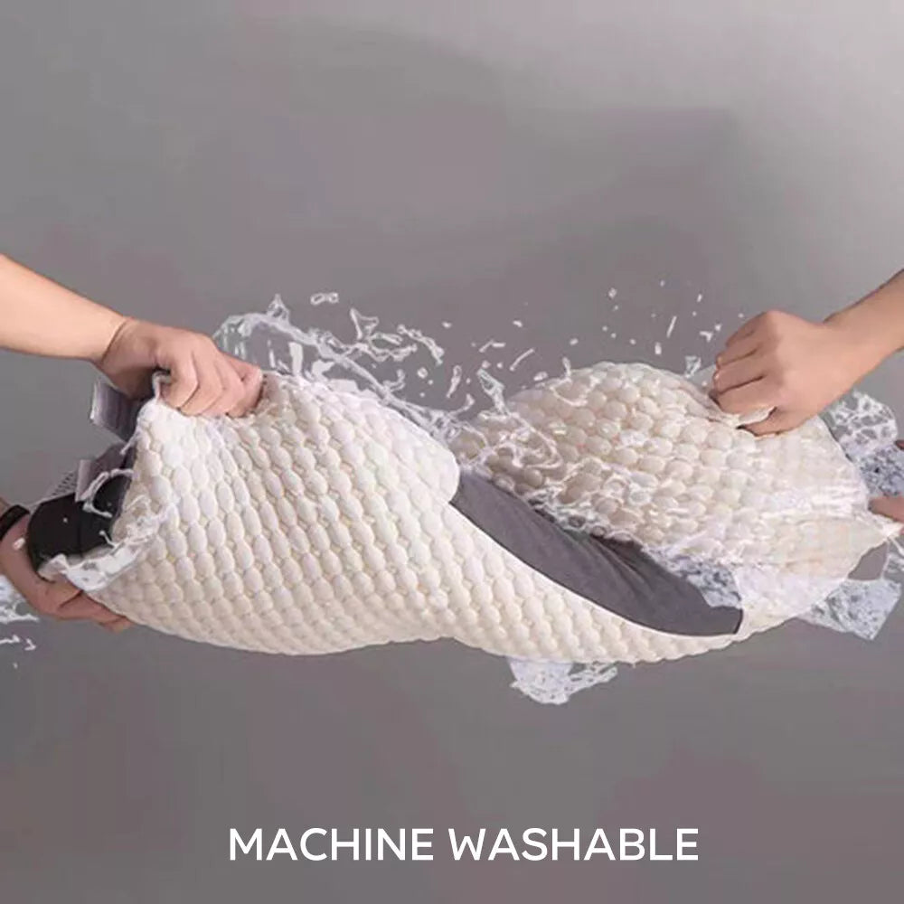 2x Orthopedic Ergonomic Pillow | Australian Made Firm Support Microfibre Pillow | Anti-bacterial Non-Allergenic