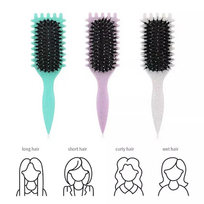 Women Curl Brush | Define Styling Defining Hair Brush | Stylizing Tool Curl Bounce Brush | Suitable for all hair types | Hair Detangler