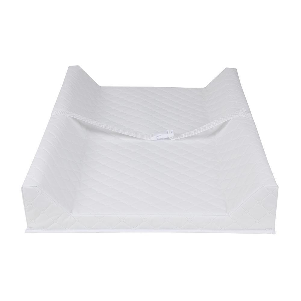 Childcare 75cm Universal Change Pad w/ Safety Strap for Change Table 0m+ White