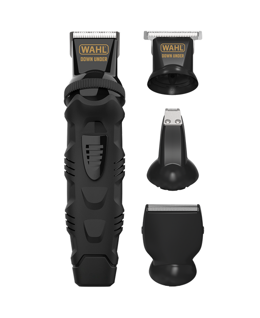 Wahl Down Under Sport 360 Trimmer | 4 Interchangeable Heads | 360° Blade Rotation & Ergonomic Grip