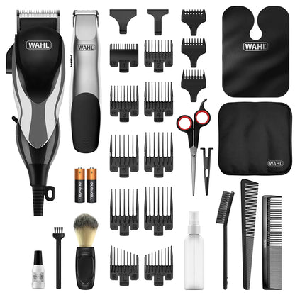 Wahl Home Haircut Haircutting Set | Electric Hair Cutting Trimmer with Beard & Stubble Trimmer