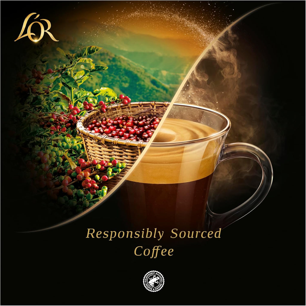 100 Pack L’OR Espresso Grande Assortment Pack | Nespresso Compatible Capsules Pods for Coffee Machines