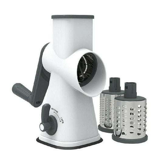 Cheese Grater Shredder Vegetable Grating Portable Shred Grate Slicer Drum Nut