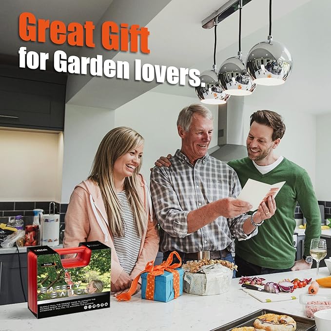 Pruning Shear | Battery Powered | Kebtek Electric Pruning Shears | Cordless Portable Electric Pruner with 2Pack 2Ah Rechargable Batteries | 16.8V 25MM(0.98Inch) Cutting Diameter