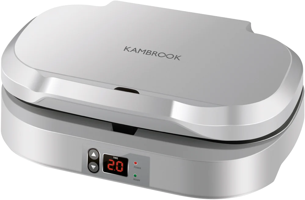 Kambrook Pancake Maker | Electric Digital Breakfast Pancake Machine | Non Stick Heated Kitchen Appliance