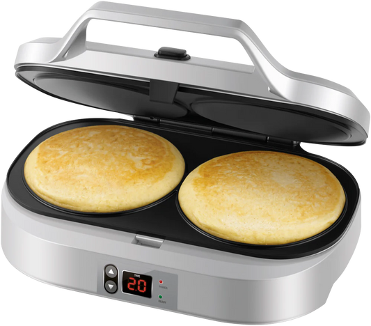 Kambrook Pancake Maker | Electric Digital Breakfast Pancake Machine | Non Stick Heated Kitchen Appliance