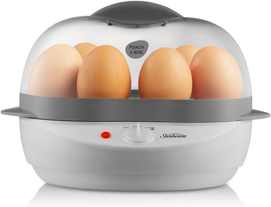 Electric Egg Poacher Non Stick Soft Hard Boiler Steamer Cups Steam Cooker Maker