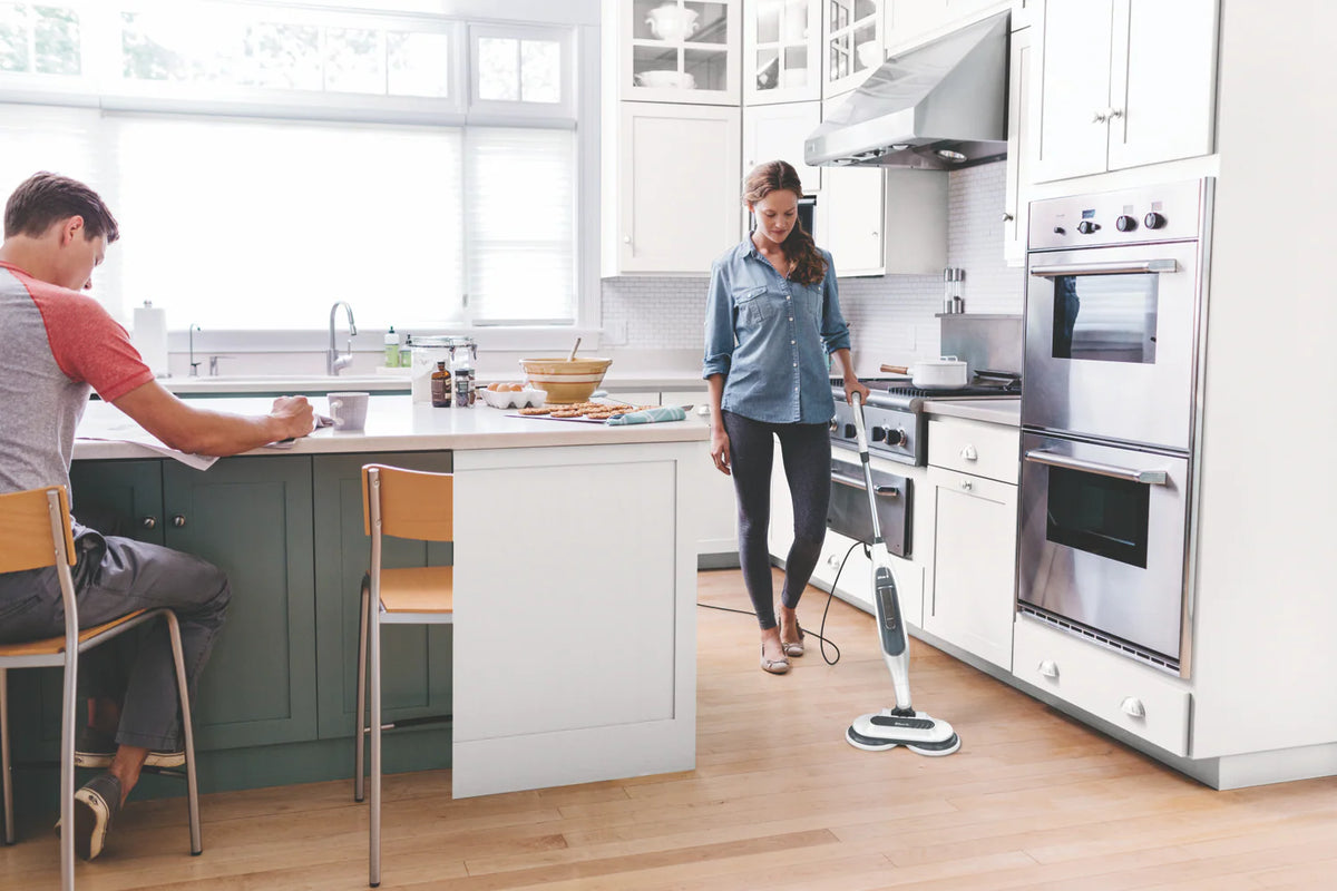 Shark Steam Scrubber Mop For Hard Sealed Floors Tiles Hardwood Stone Cleaner Scrub Sanitiser Clean