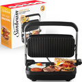 Sunbeam Sandwich Maker Bread Steak Press Grill Non-Stick Cooking Plates Hotplate Breakfast Machine