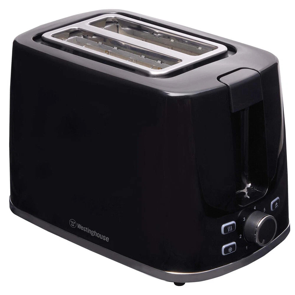 2 Slice Electric Toaster Kitchen Appliance Bread Toaster Cooker, Removable Crumb Tray, Extra-Wide 2 Slice