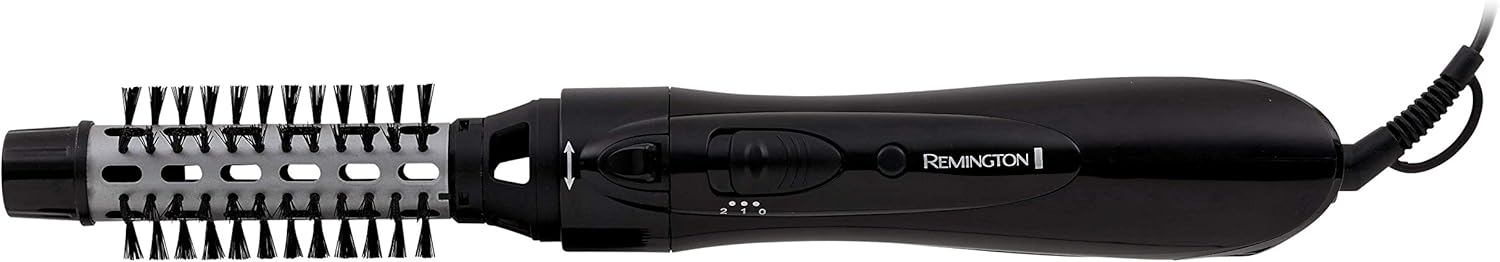 Remington Heated Hair Brush Styling Tool | Womens Air Styler | 500W Volumiser Curler | 19mm Round Brush