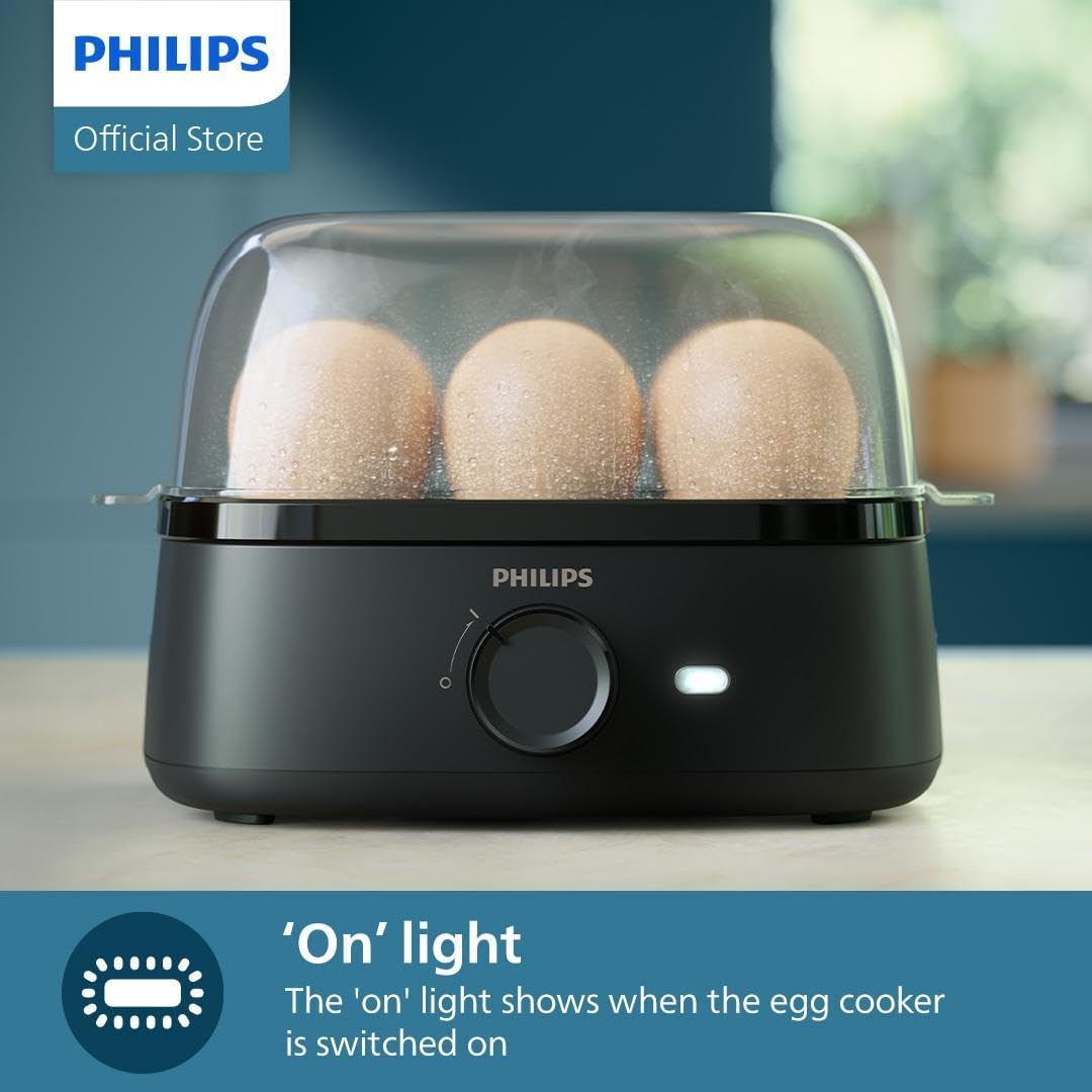 Philips Egg Cooker Poacher | Electric Poached Tray Hard Soft Boiled Maker