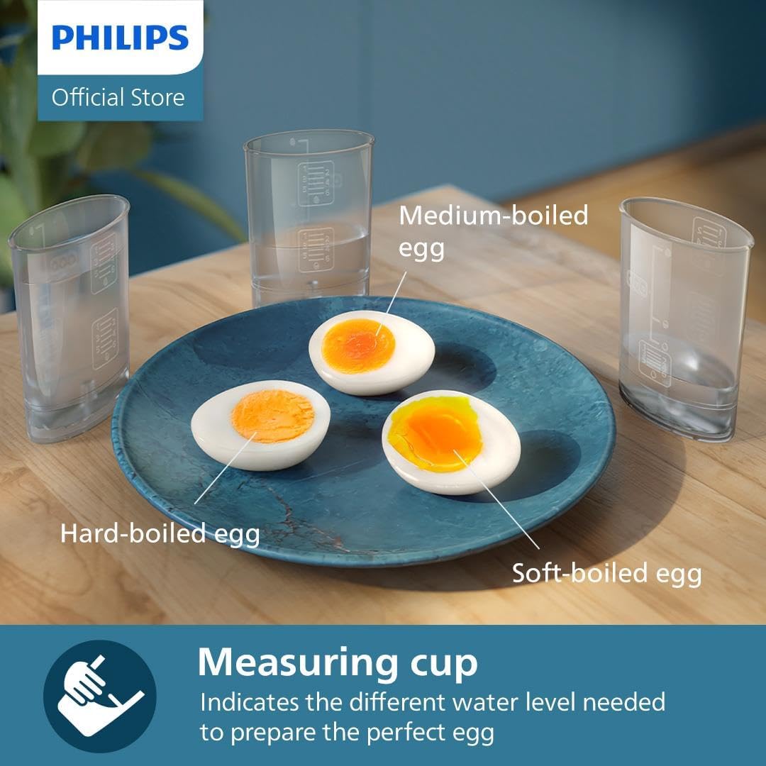 Philips Egg Cooker Poacher | Electric Poached Tray Hard Soft Boiled Maker
