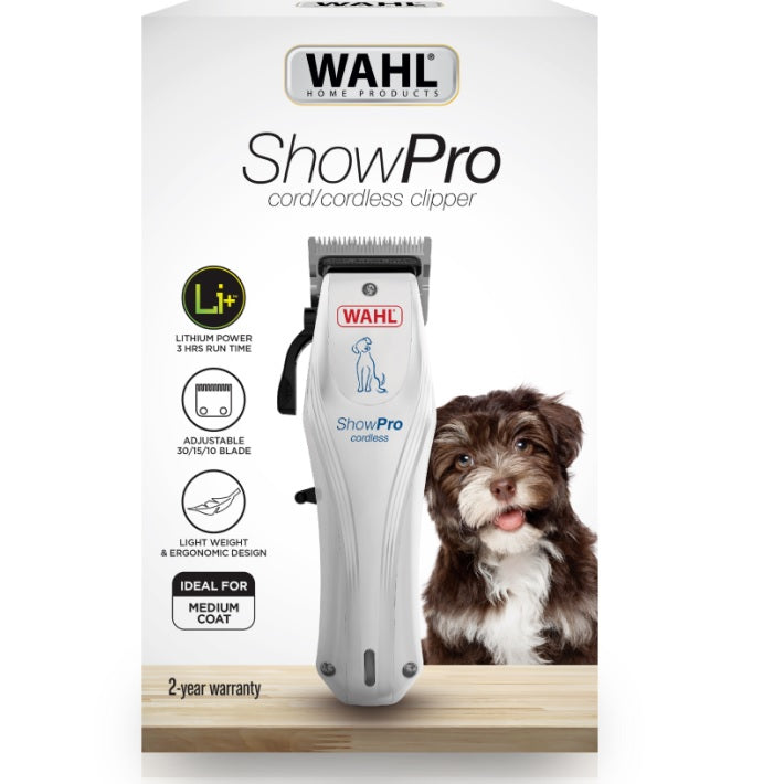 WAHL Cord/ Cordless Pet Dog Hair Clippers Electric Trimmers Shaver with Guides