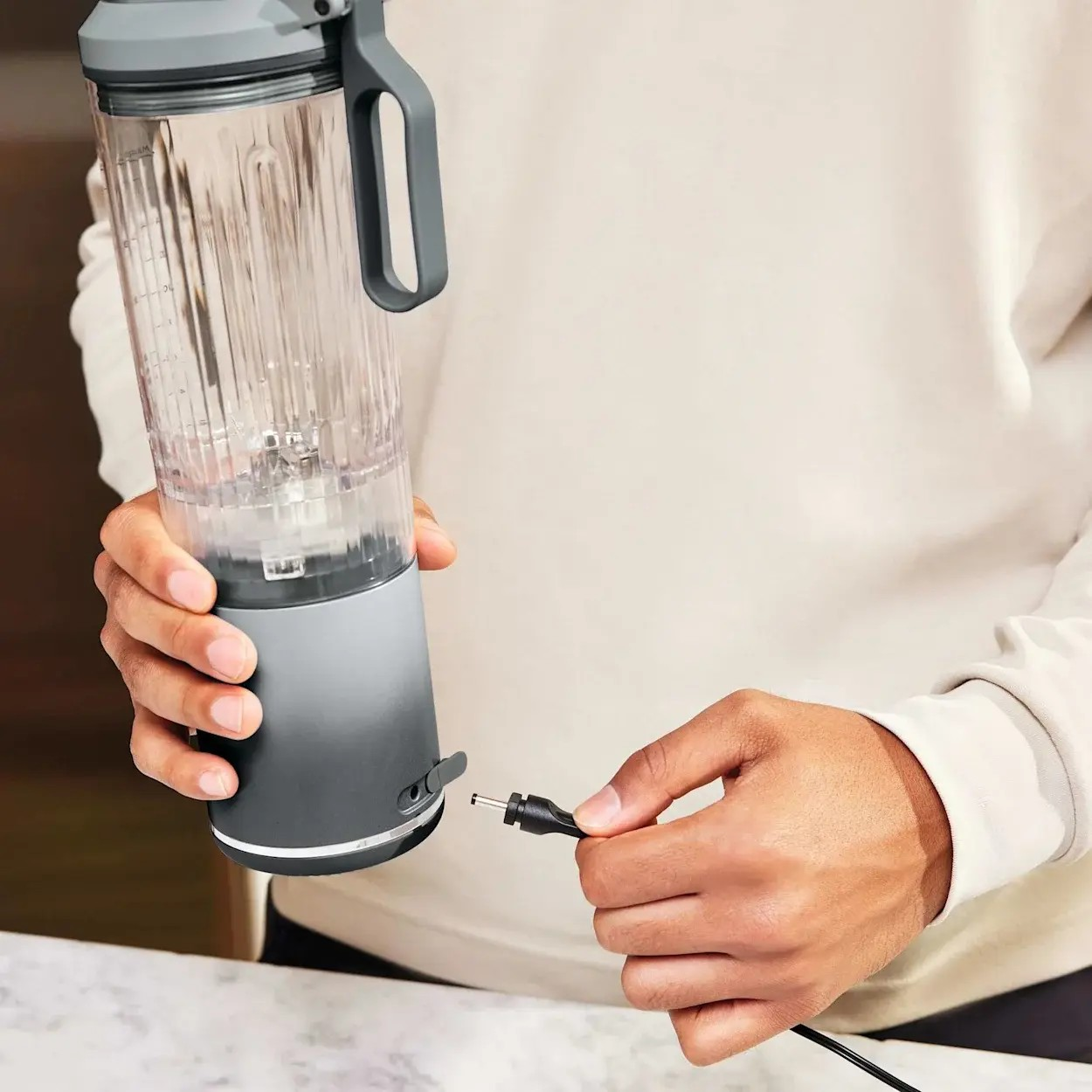 Ninja Cordless Portable Blender 650mL | Rechargeable Motor Smoothie Frappe Protein Shake Maker | Fruit Vegetable Blending Machine