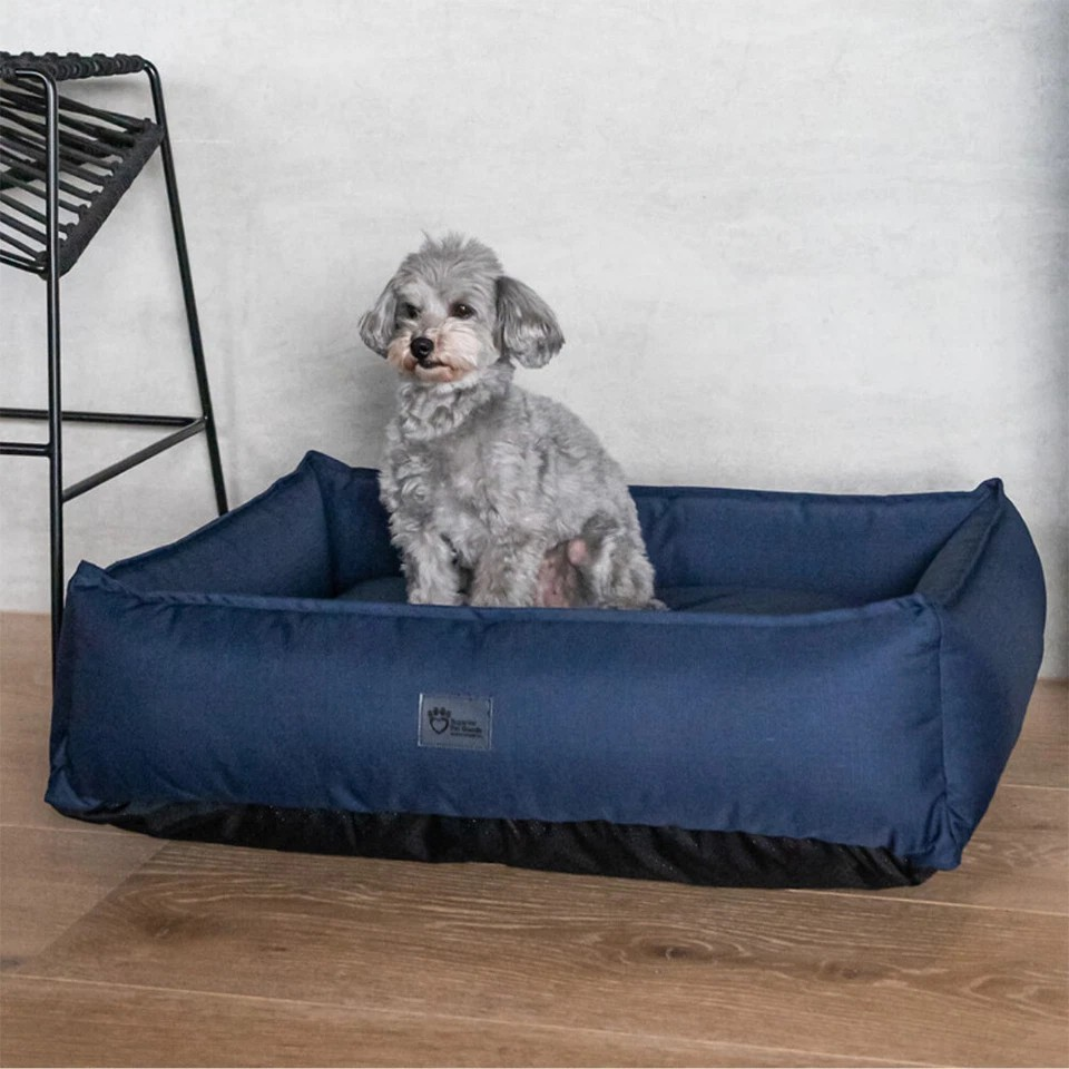 Superior Pet Plus Ripstop Durable Pet/Dog Lounger/Bed Bondi Blue Jumbo 130cm