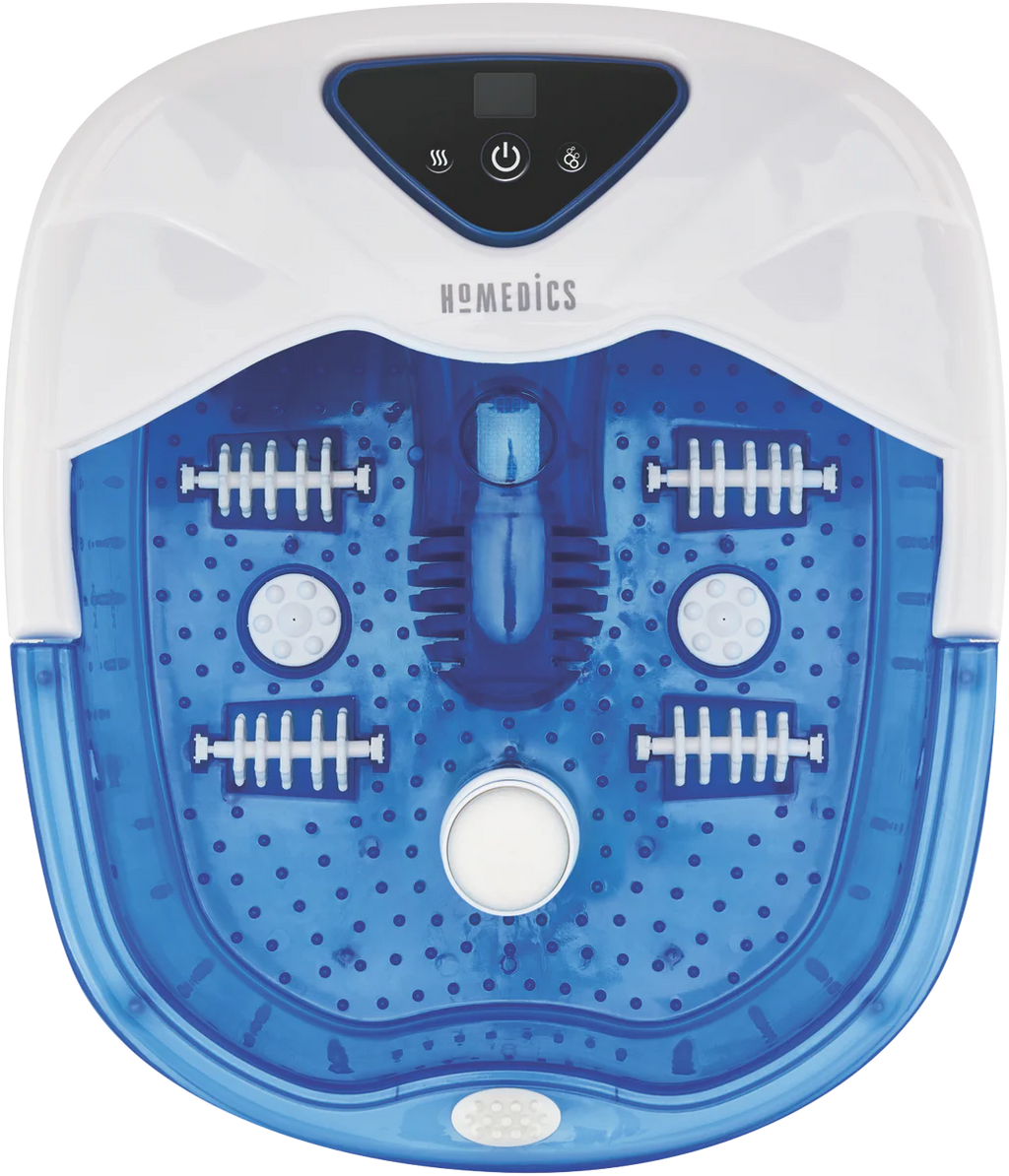 Homedics Foot Spa Bath Massager Heat Bubbles Footbath Heated Feet Massager With Heat Boost