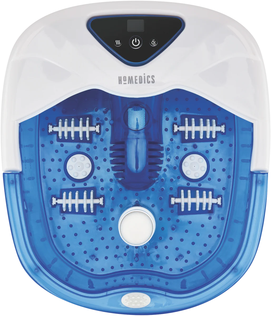 Homedics Foot Spa Bath Massager Heat Bubbles Footbath Heated Feet Massager With Heat Boost