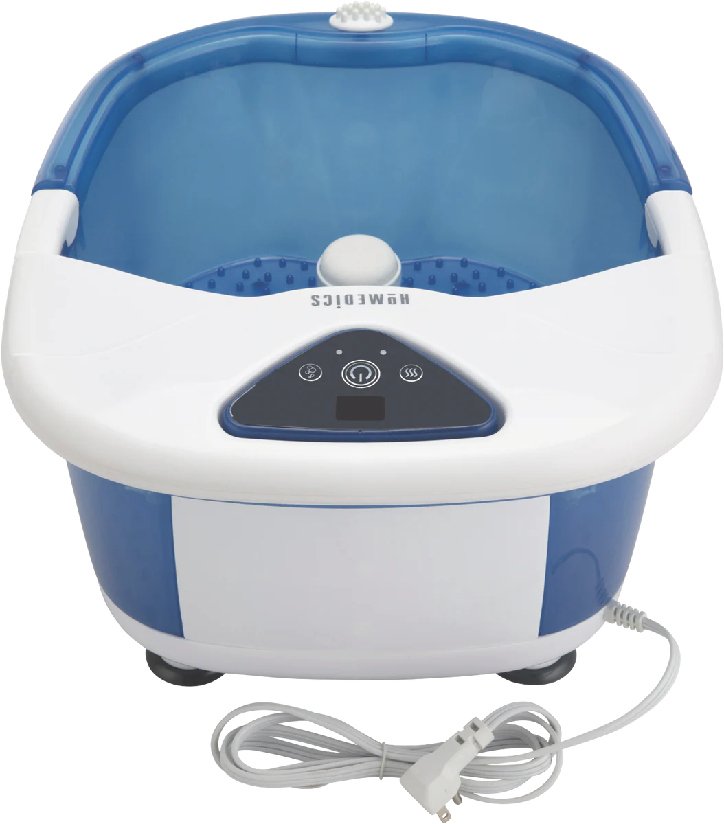 Homedics Foot Spa Bath Massager Heat Bubbles Footbath Heated Feet Massager With Heat Boost