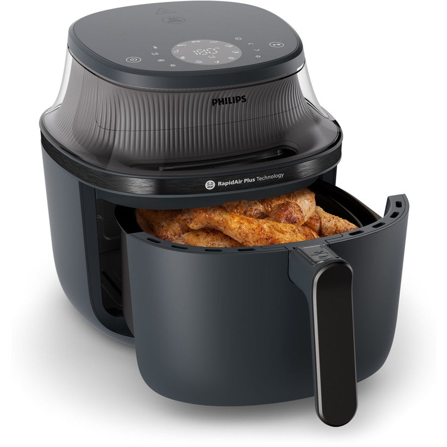 Philips Electric AirFryer 4.2L Fast Even Cooking Airfry, Air Fryer Griller Oven Cooker, Cooking Window, 16 Cooking Methods