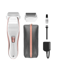 Wahl Cordless Ladies Shaver | Rechargeable Painless Hair Removal | Arm Leg Foil Shaver Shaving Attachment