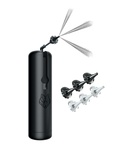 WUSH by BlackWolf Powered Ear Cleaner | Triple Spray Earwax Remover | With Foldable Nozzle & Antimicrobial Tips