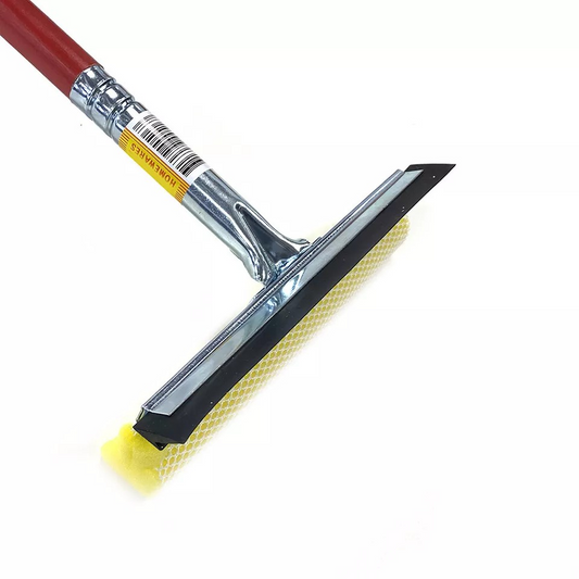 Rubber Squeegee x 2 | Scrubber Sponge | Glass Window | Wind Screen Car Wash Cleaner