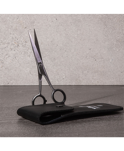 Milkman Premium Beard & Moustache Scissors | Vegan Leather Pouch | Precision Grooming | Razor Sharp |