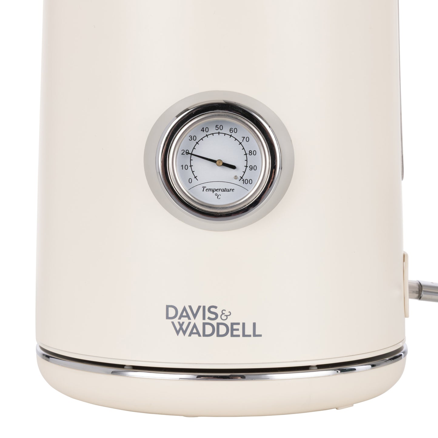 Davis & Waddell Newbury Vintage Electric Kettle | 1.7L Cream | Classic Look Kettle | One touch Switch