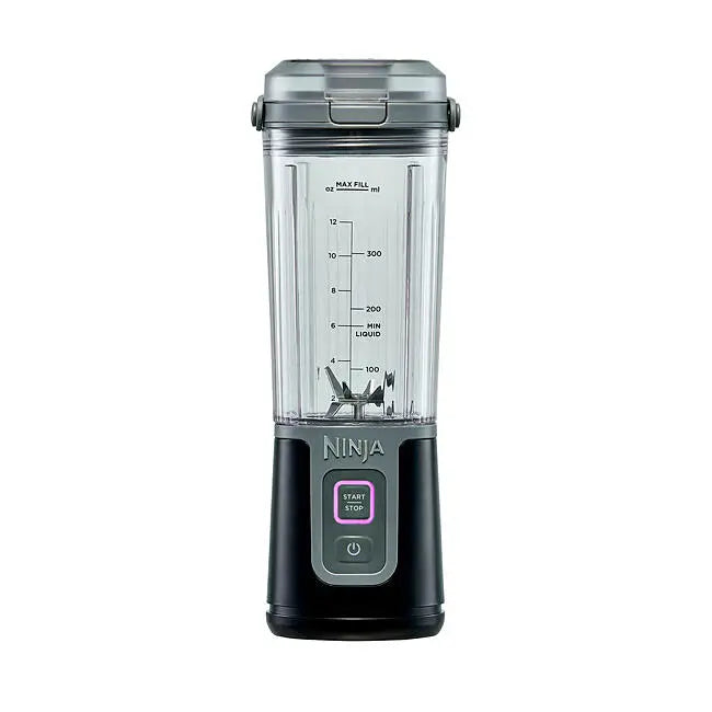 Ninja Blast Portable Blender/Black | USB-C Rechargeable | Easy Clean | Easy Open Lid | One hand operation