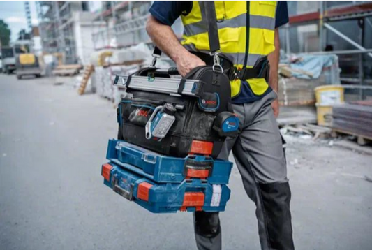 Bosch Heavy Duty Canvas Bag | Professional Tradie Bag | Versatile Compartments | Quick Access