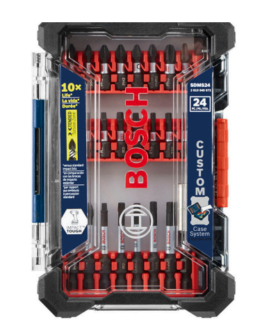 Bosch Screwdriver Impact Bit Set 24 Piece | Durable Casing | Impact Drivers | Heavy Duty Application