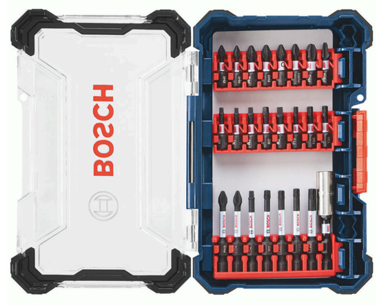 Bosch Screwdriver Impact Bit Set 24 Piece | Durable Casing | Impact Drivers | Heavy Duty Application