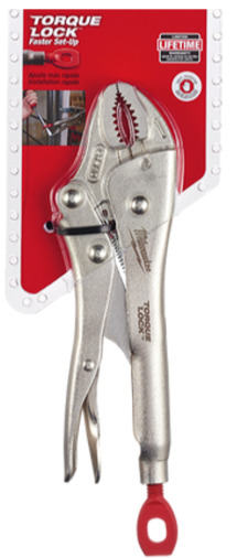 Milwaukee Torque Lock Locking Plier Curved Jaw 7" | Curved Jaw Plier | Adjustable Pliers | Forged Alloy Steel