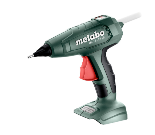 Metabo 18V Cordless Hot Glue Gun | 200 / 130 °C Skin Only | 5 Glue Sticks Incl | Fast Processing | Auto Safety