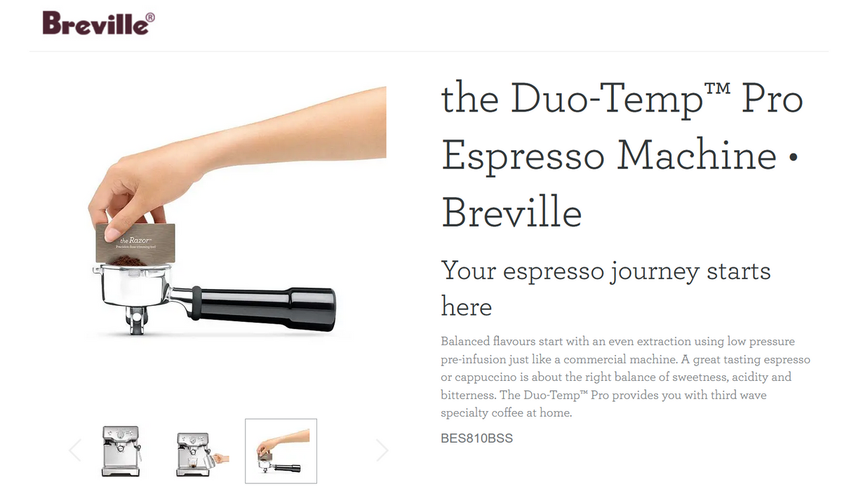 Breville Espresso Coffee Machine with Milk Frother | Cappuccino Latte Maker | 15 Bar Italian Pump |  54mm Portafilter