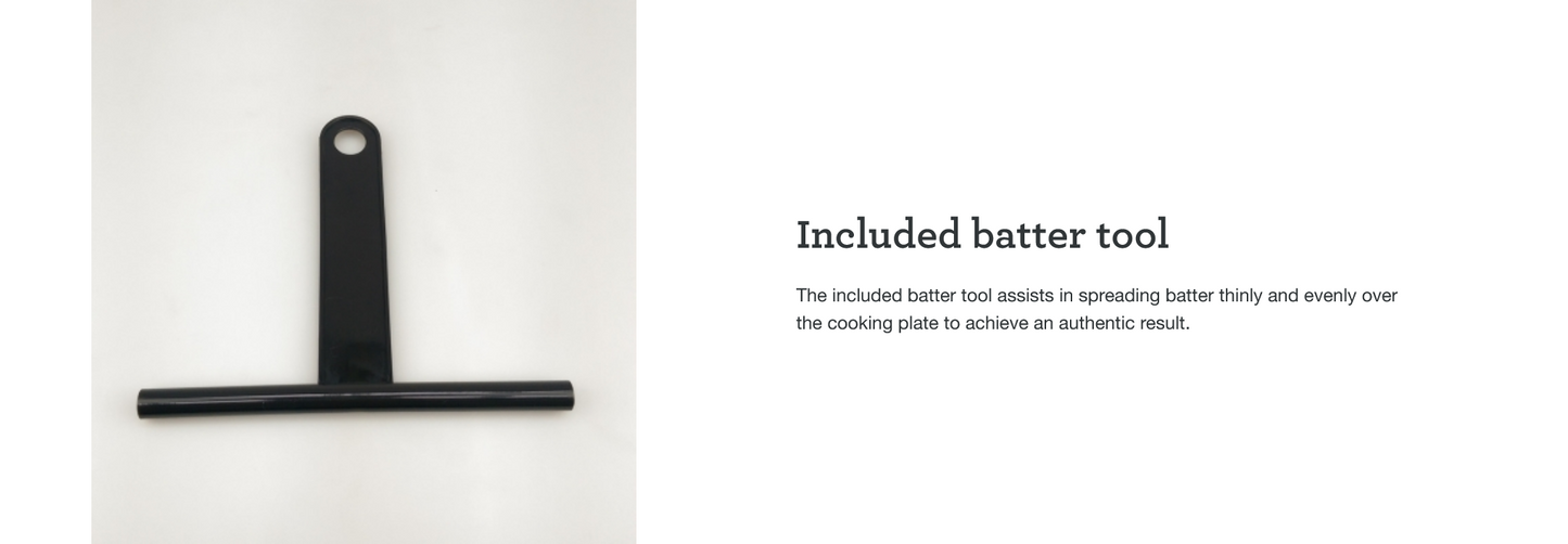 Breville Crepe Maker | Electric Non-Stick Pikelets Pancake Machine | 1000W Baker Hot Plate Cooktop