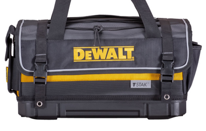 DeWalt TSTAK Rigid Covered Tool Bag | Waterproof| Rivet Reinforced | Padded Shoulder Strap