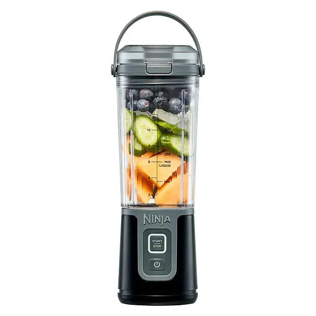 Ninja Blast Portable Blender/Black | USB-C Rechargeable | Easy Clean | Easy Open Lid | One hand operation