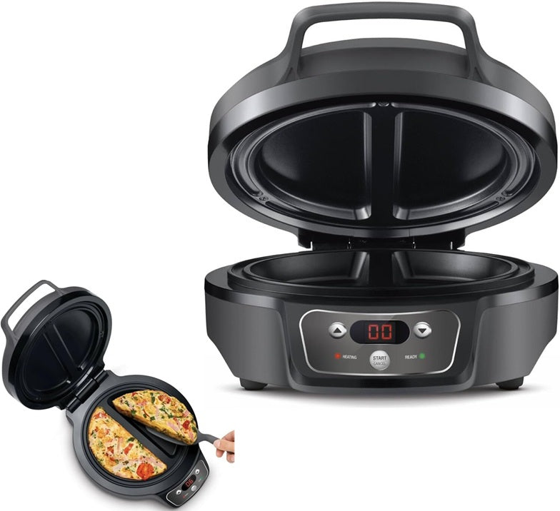 Breville Egg Omelette Maker | Fluffy Quiche Potato Cakes Fritter Machine| Home Kitchen Appliance