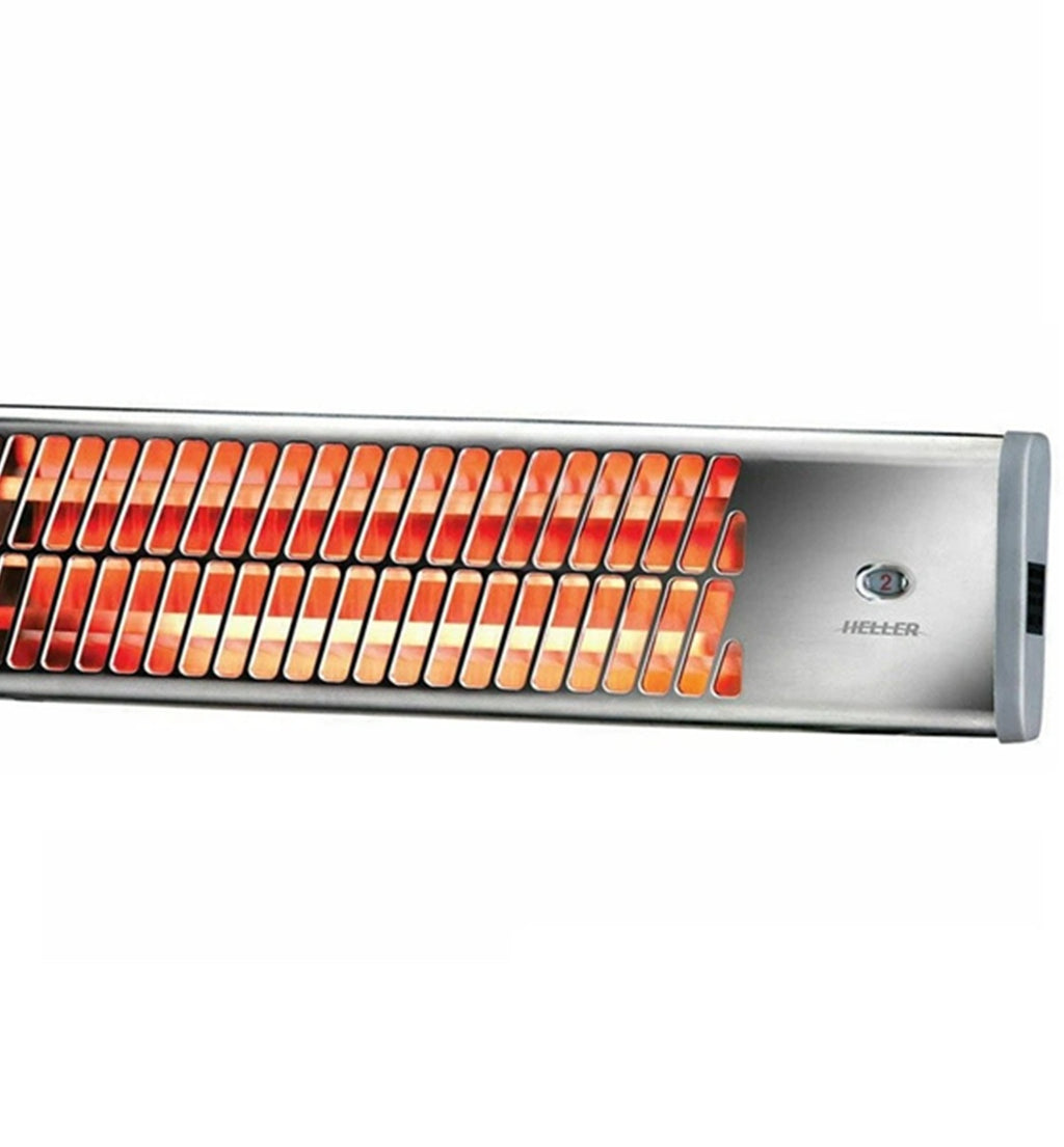 Wall Mounted Strip Heater 1200W Indoor Bathroom Wall Mount Heating Pullcord Waterproof