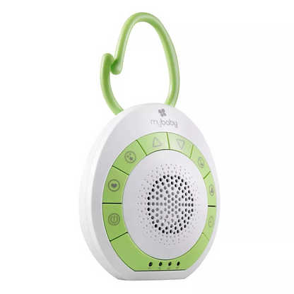 Homedics MyBaby SoundSpa | Music On The Go Speaker for Stroller | White Noise | 2Pk | Easy Attach
