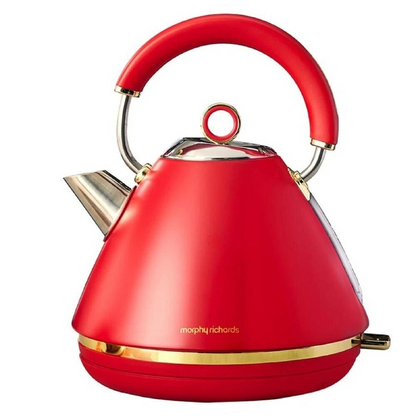 Morphy Richards Ascend Soft Gold 1.5L Electric Kettle 24x27.3cm Dragon Red