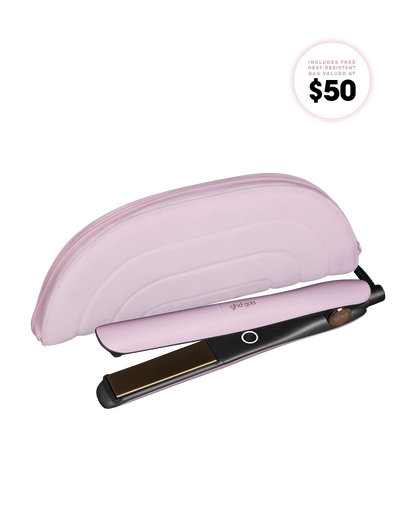 GHD gold professional hair straightener | pink sorbet - limited edition | Styling Protection | Sleek Design | Shine Enhancing Styler