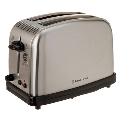 Russell Hobbs Classic 2 Slice Toaster | Brushed Stainless Steel | 1670W