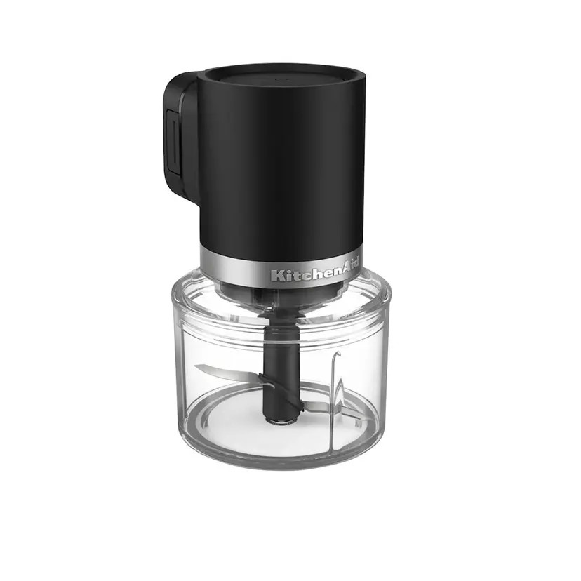 KitchenAid GO Cordless Top Down Chopper Matte Black | 3.5 Cup Capacity | Chop/Mix/Puree | Meal Prep | Cordless