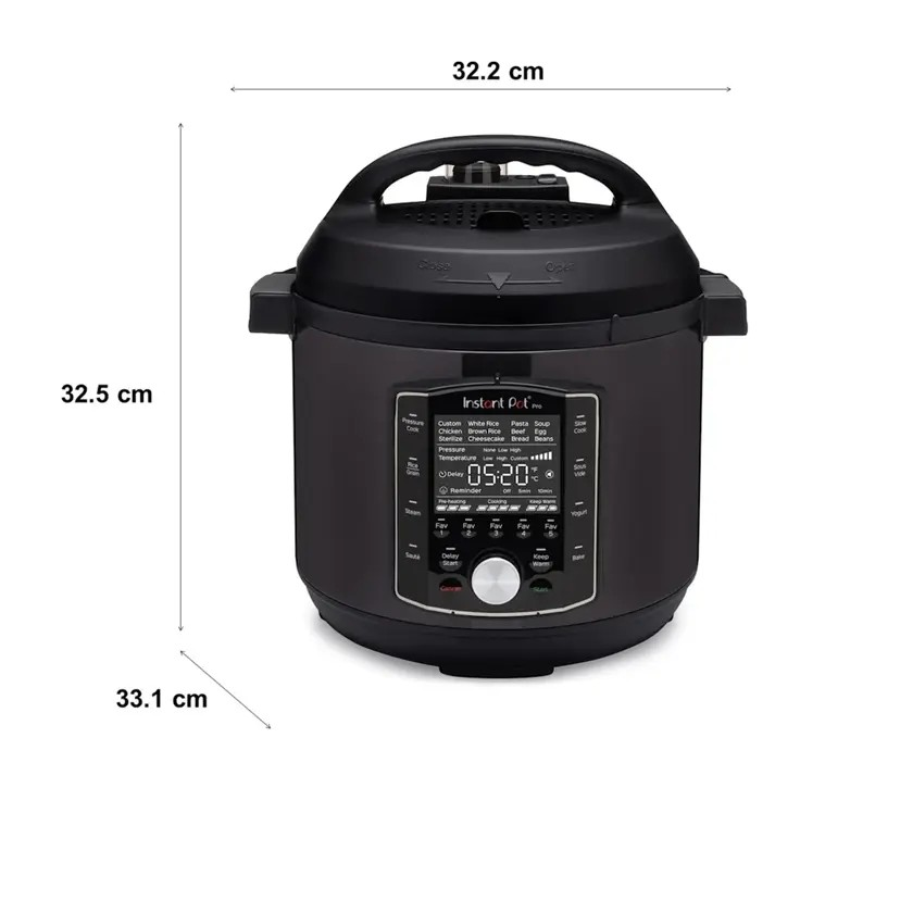 Instant Pot Pro Multi Cooker 5.7L | Ten Appliances in One | Single Touch | Fast Pre-Heat